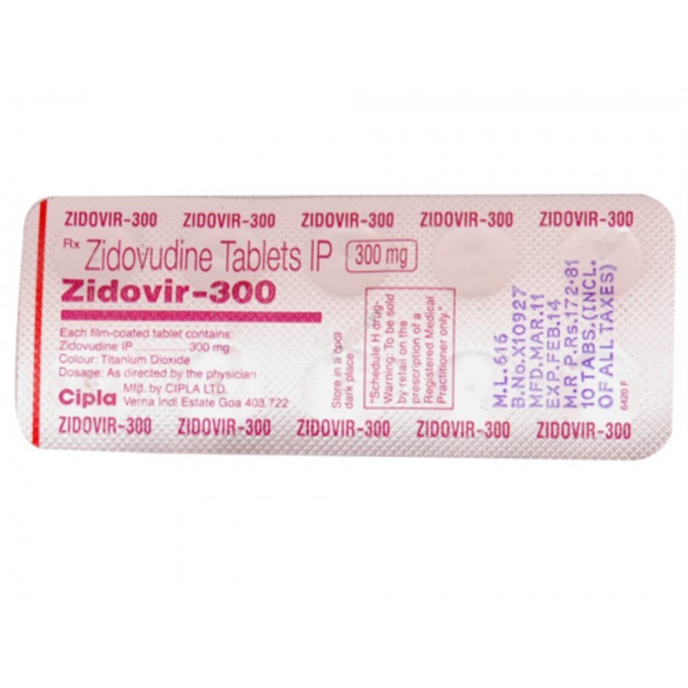 Zidovir 300mg Cap