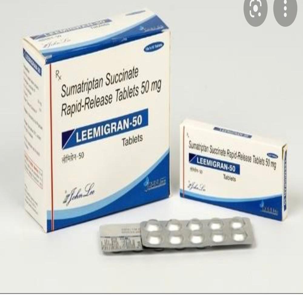 Sumatriptan Succinate Tablets - Life Span: 3 Years