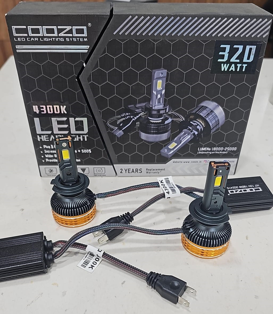 Coozo 320W 4300K LED Car Headlight System