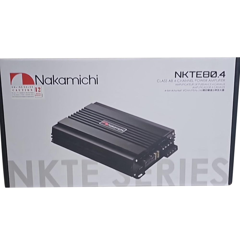 NKTE80.4 Class AB 4 Channel Power Amplifier
