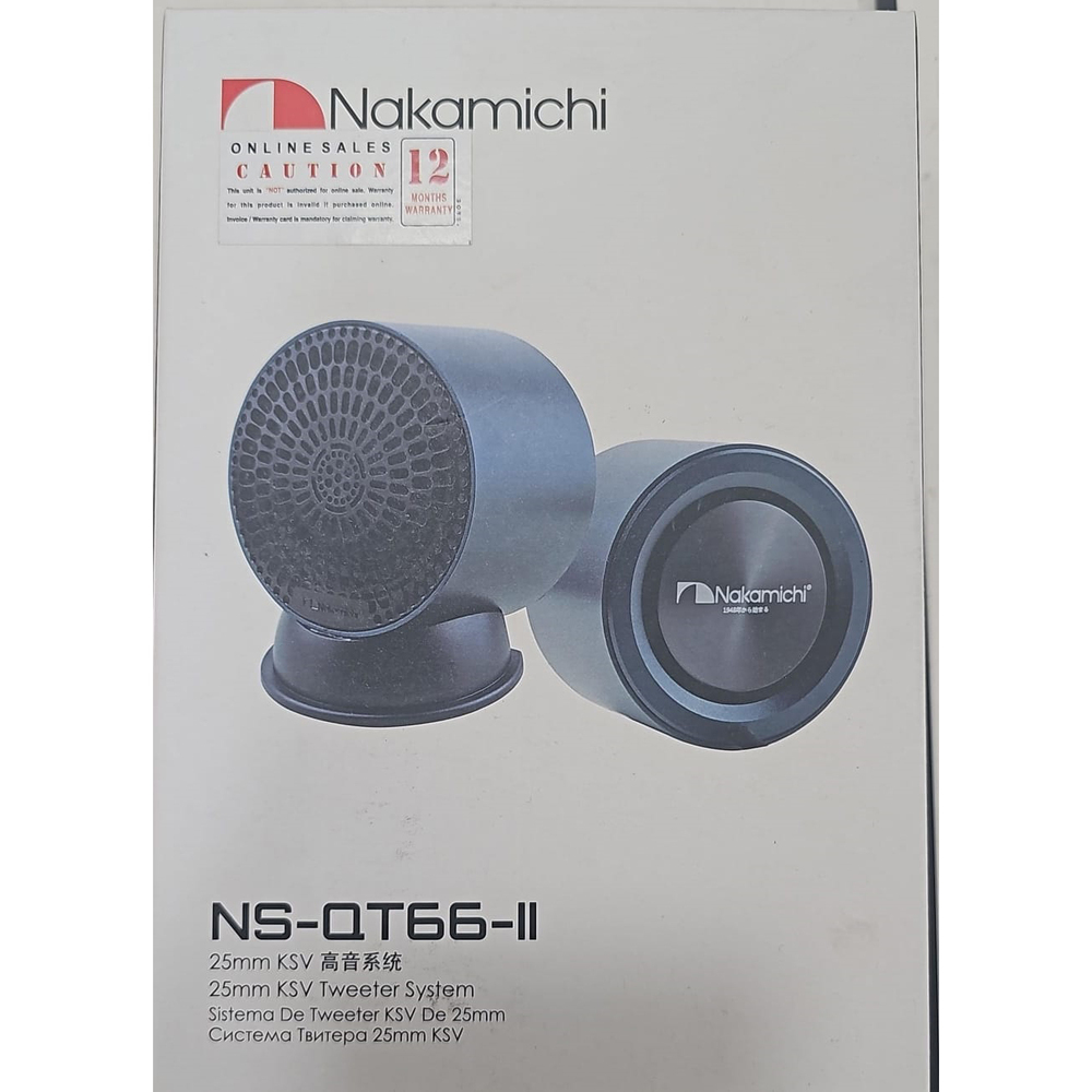 NSQT66II 25mm KSV Tweeter Car Audio Speaker System