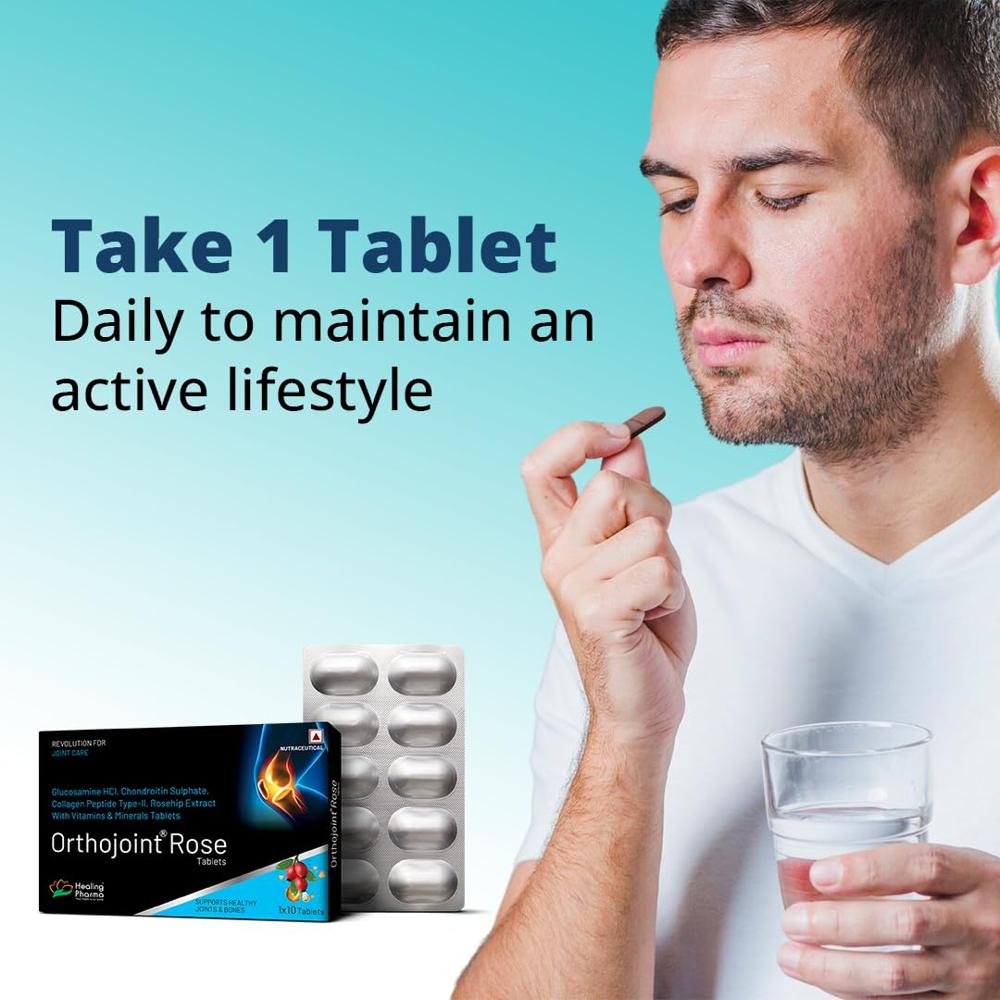 Orthojoint Rose Tablet - Brand Name: Healing Pharma