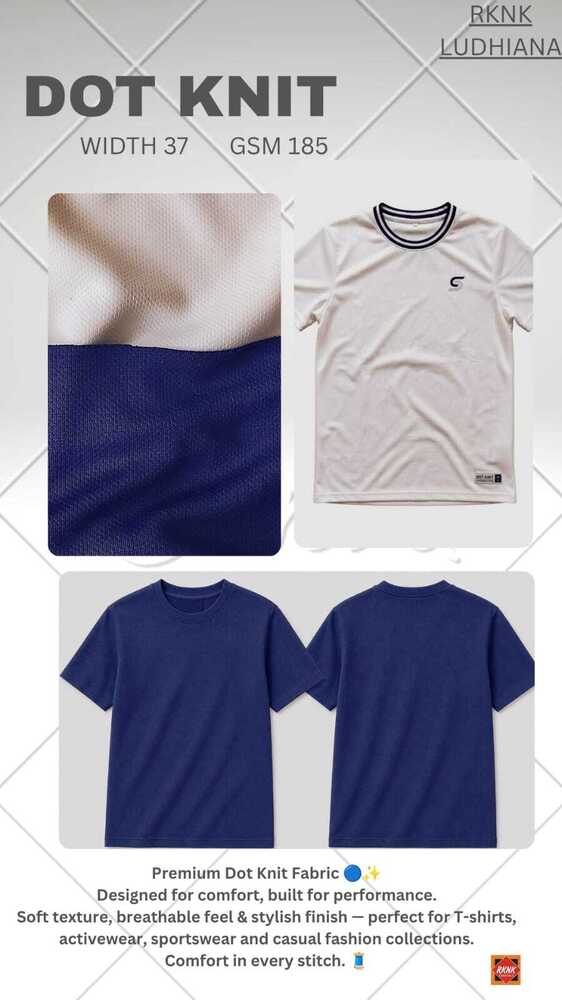 Polyester Dot Knit Fabric
