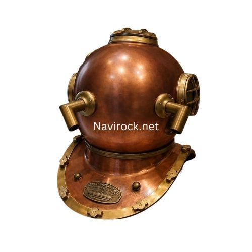Handcrafted Copper & Brass Mark V Diving Helmet Antique Maritime Decor for Home, Office & Nautical Collections