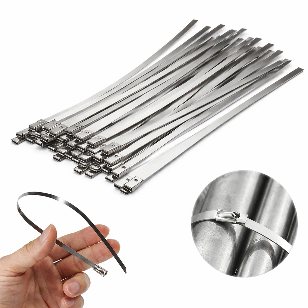 CABLE TIE - SS TIE (400MM * 4.6MM SILVER)