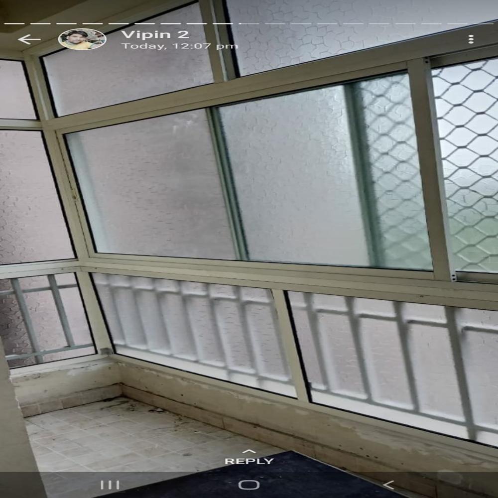 Aluminium Three Track Sliding Balcony Protection System