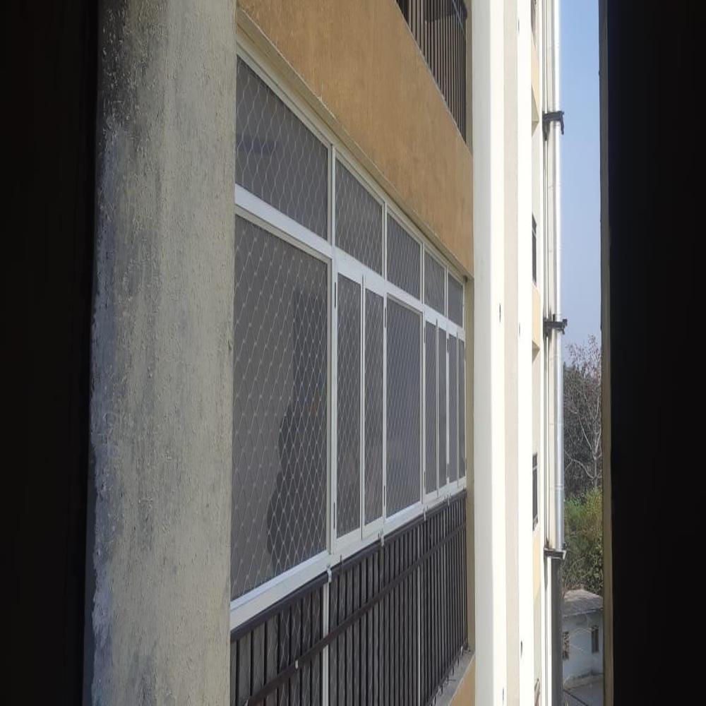 Aluminium Safety Three Track Sliding Balcony Covering System