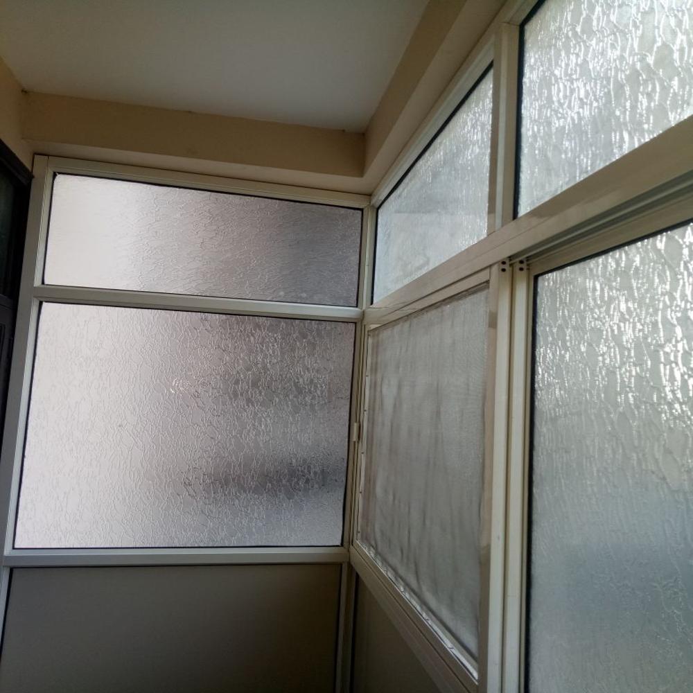 Aluminium Safety Three Track Sliding Balcony Covering System