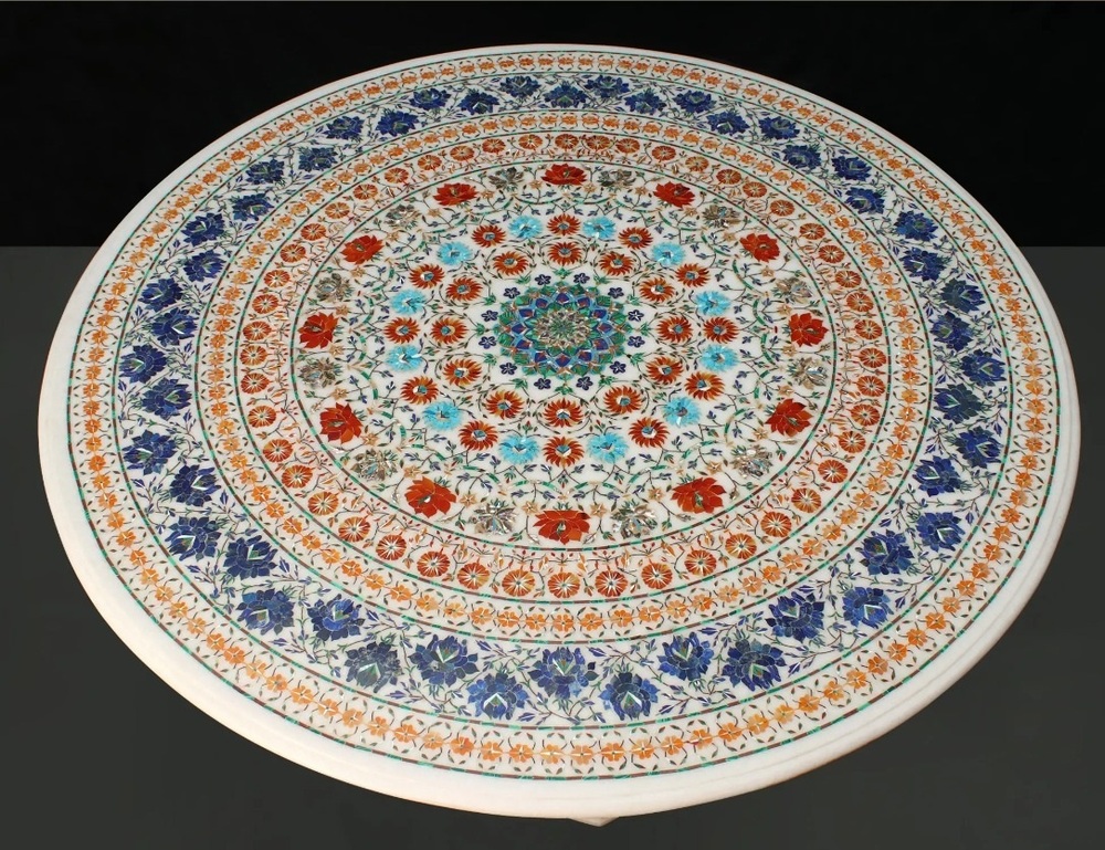 13 MM Marble Inlay Table Top