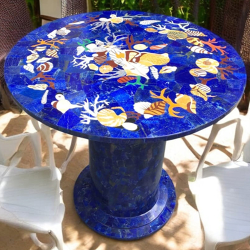 Handcrafted Marble Table