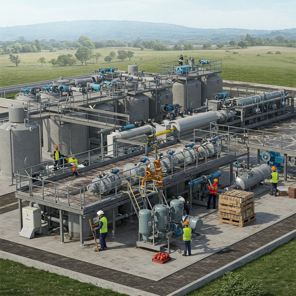 Industrial Process Plant - Feature: High Efficiency