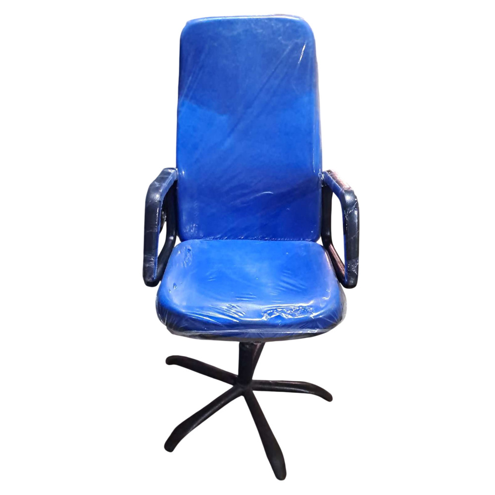 Blue High Back Fabric Office Chair