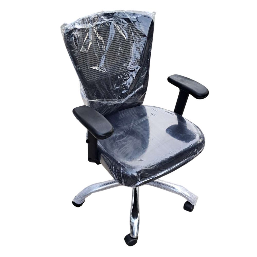 Black Low Back Revolving Office Chair