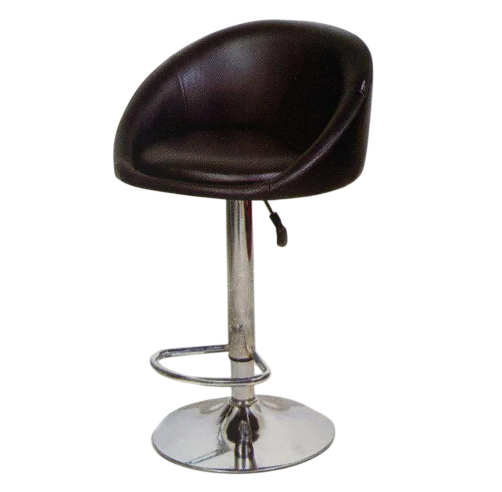 Brown Leatherette Bar Stool