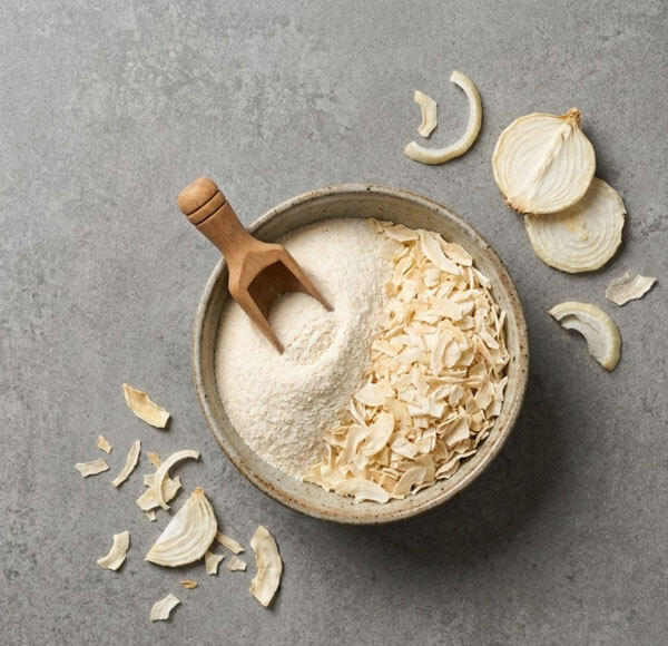 Dehydrated White Onion Powder And Flakes