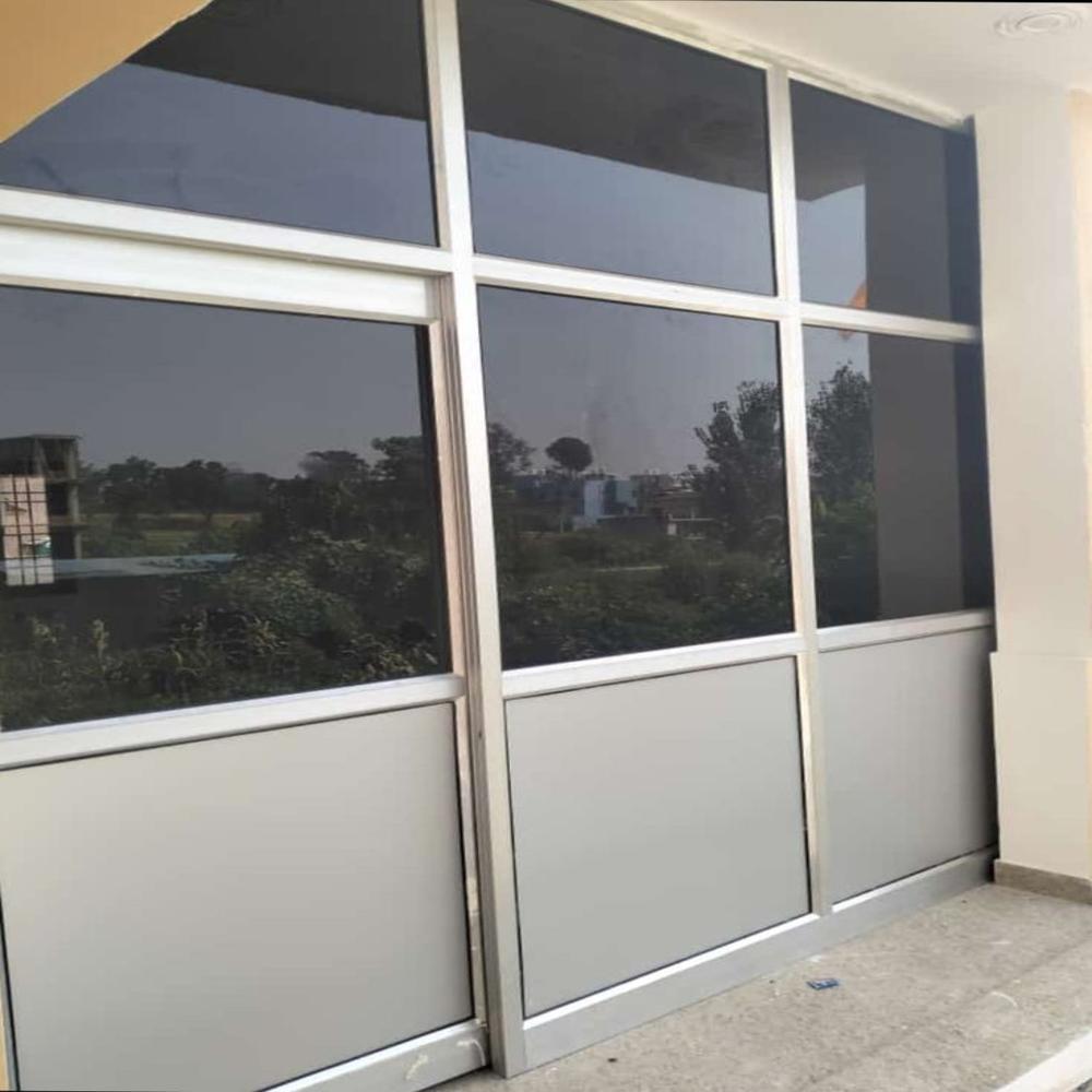 StrongView Fixed Panel Aluminium Partition With Door