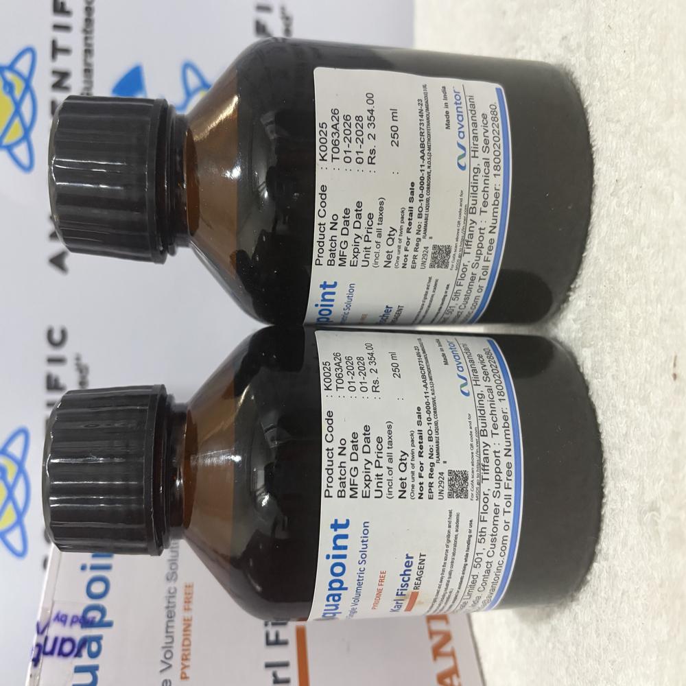 Karl Fischer Reagent (Aquapoint) laboratory reagen Rankem 500ml