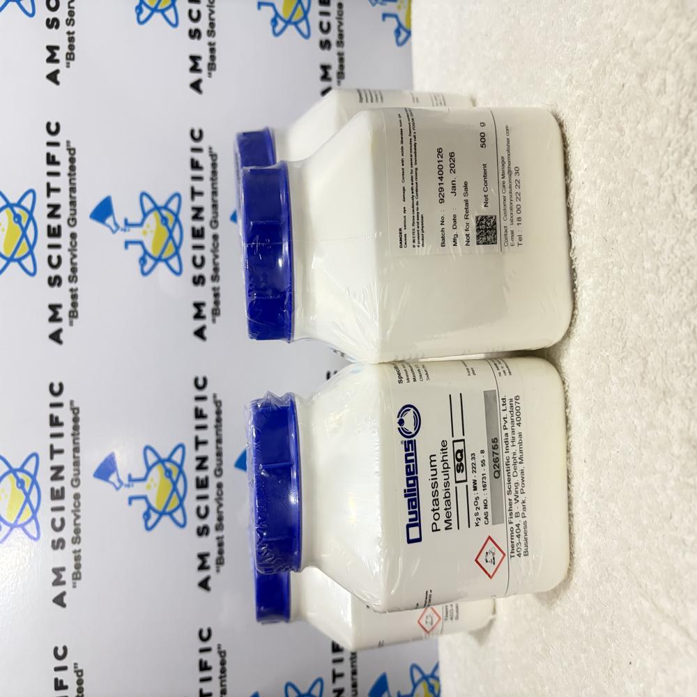 Potassium Metabisulphite SQ Qualigens, 500 g