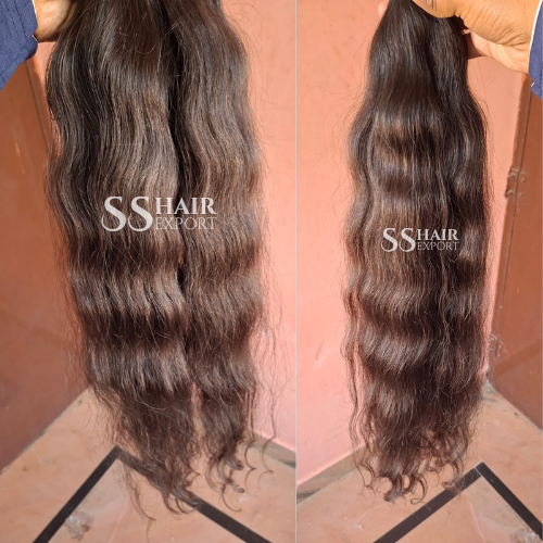Light Brown 12-36in Bulk Hair Indian Remy Human Hair Extension Loose Weave