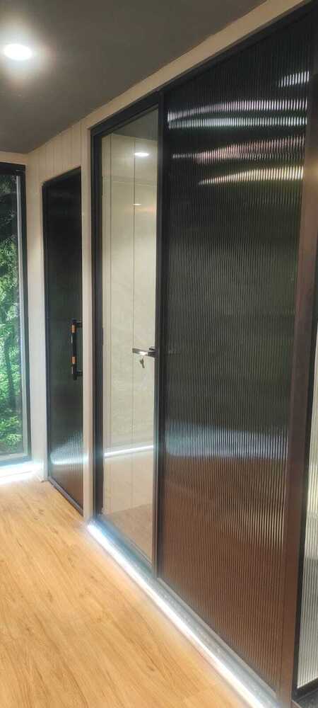 Bathroom Door With Frosted Glass