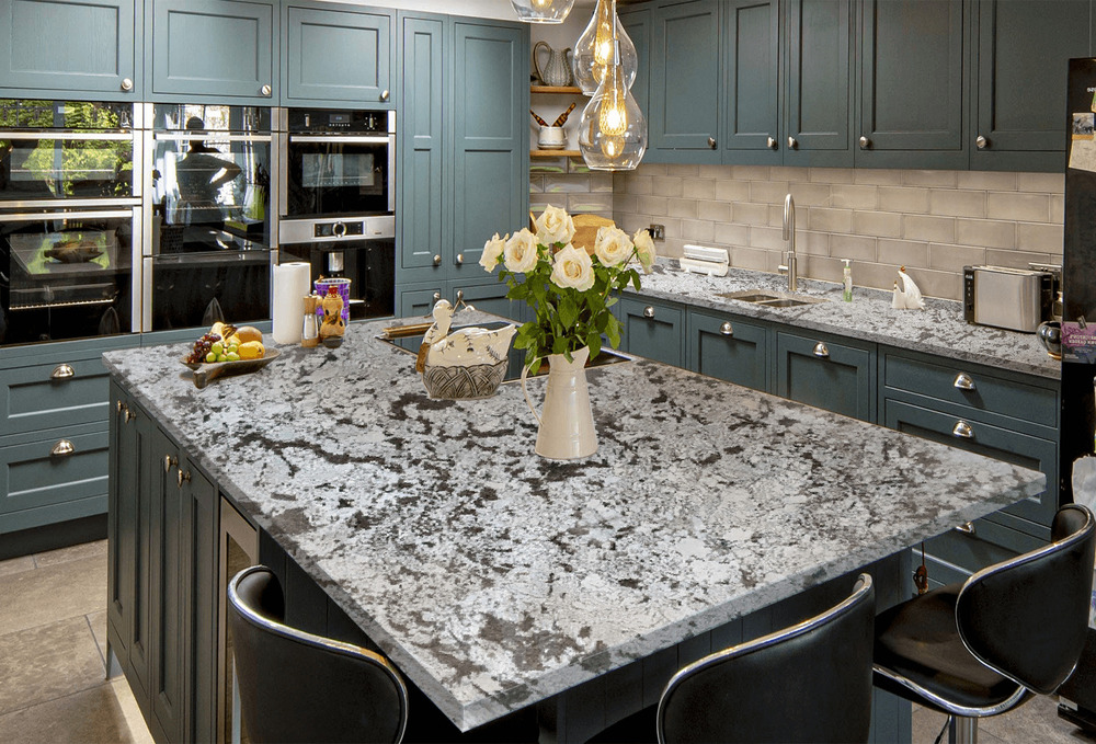 Royal White Granite - Application: Kitchen Countertops