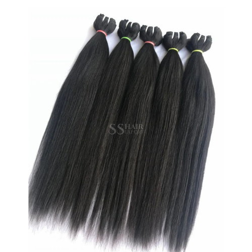 Straight Bundless Unprocessed Weft Raw Human Hair Extension