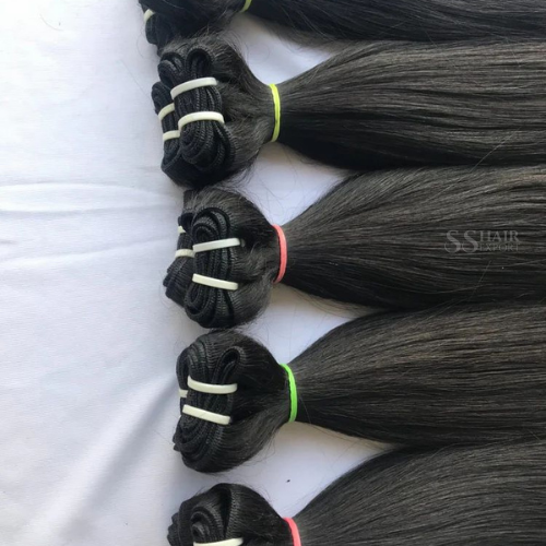 Straight Bundless Unprocessed Weft Raw Human Hair Extension