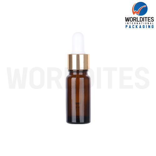 15ML Amber Glass Dropper Bottle With 18mm  Sleeve And Tube