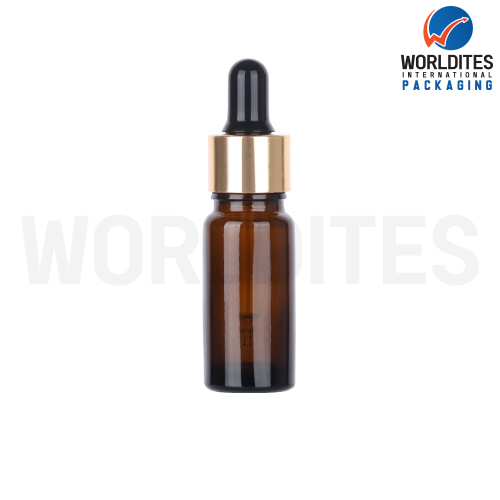 15ML Amber Glass Dropper Bottle With 18mm Sleeve And Tube