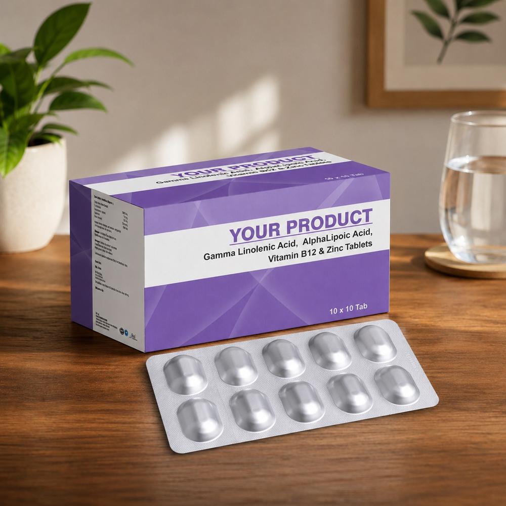 Gamma Linolenic Acid , Alpha Lipoic Acid, Vitamin B12 & Zinc Tablets