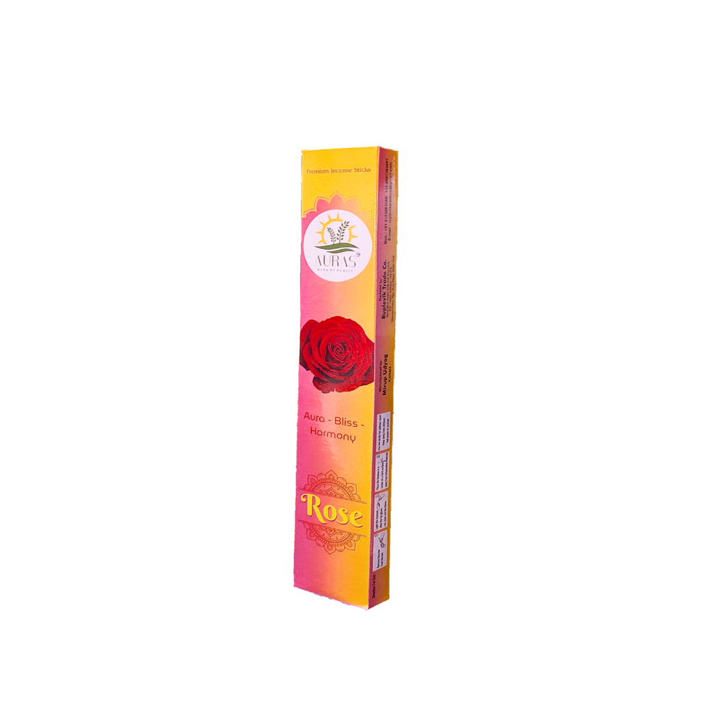 AURAS Rose Agarwood Premium Agarbatti