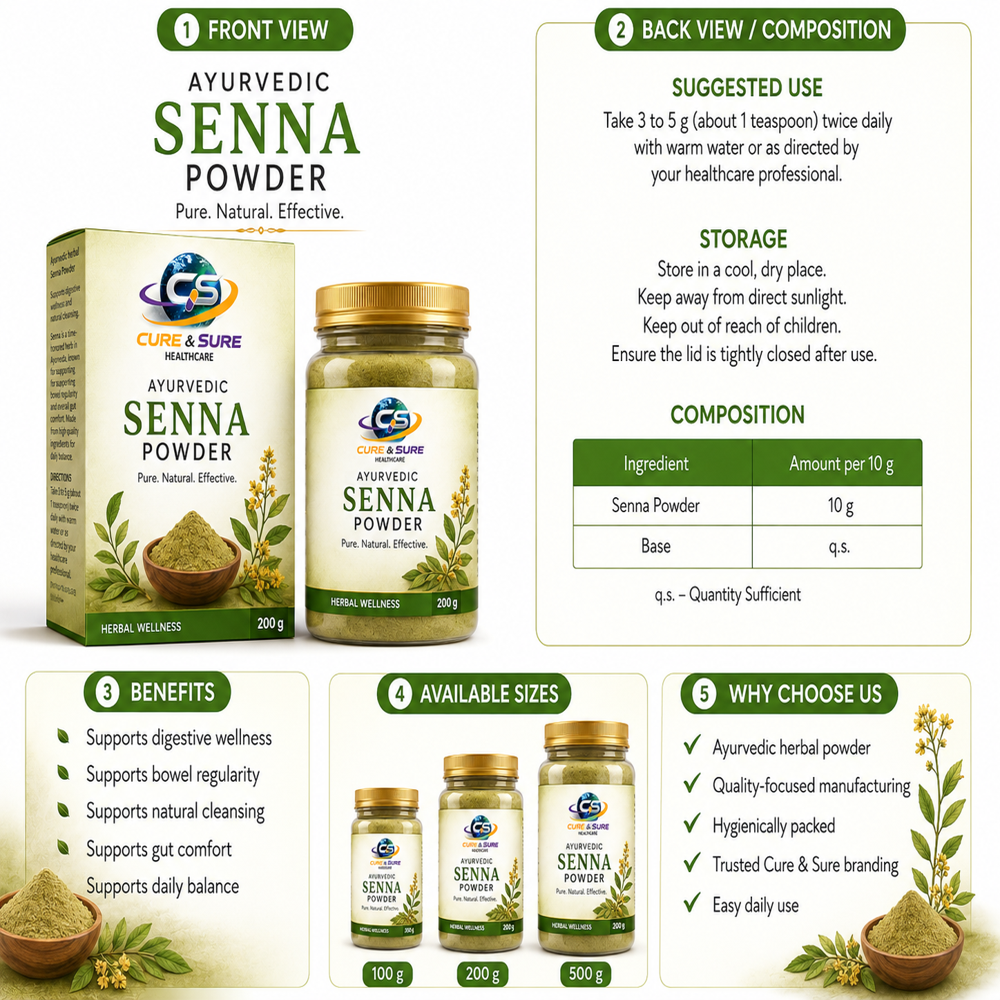 Ayurvedic Seena Powder Third Party Manufacturing