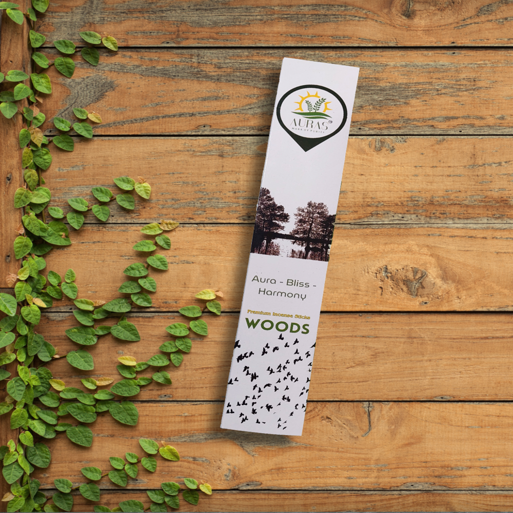 AURAS Woods Premium Agarwood Agarbatti