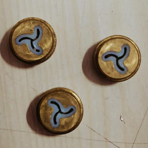 Round Brass Insert