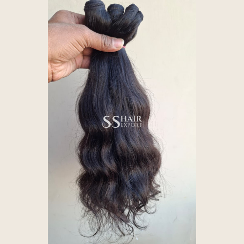 Human Hair Weft Bundles Weaves Sewn In Extensions