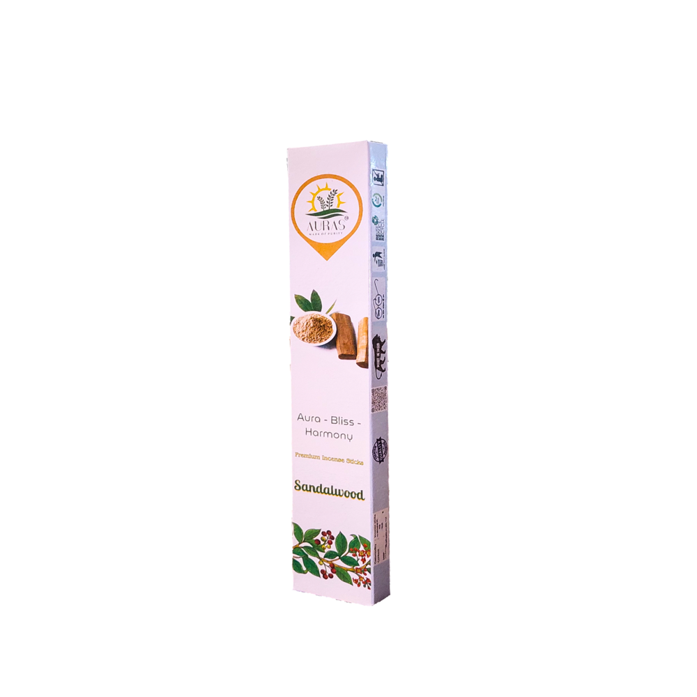 AURAS Sandalwood Agarwood Premium Agarbatti