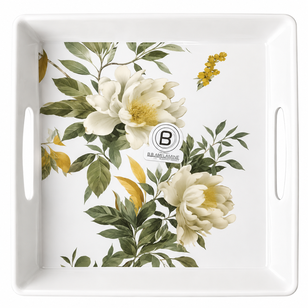 Melamine Square Tray - 2 No
