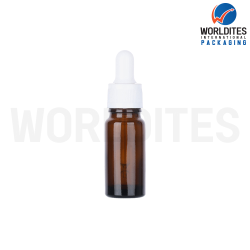 15ML Amber Glass Dropper Bottle With 18mm Sleeve And Tube