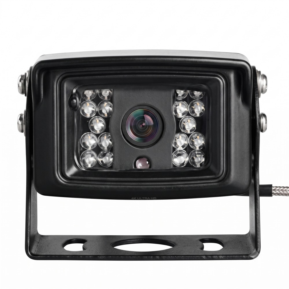 Bus Truck Metal Camera MC05 - Metal Housing, 85x70x55mm, Full HD 1080p, 120° Angle, Night Vision 15m, IP68, Shockproof
