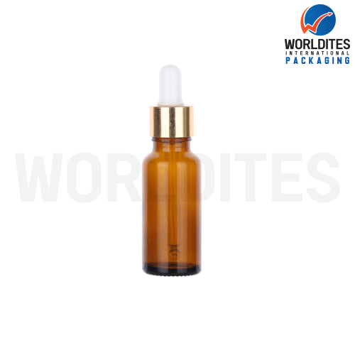 20Amber Glass Dropper Bottle With 18mm Sleeve And Tube