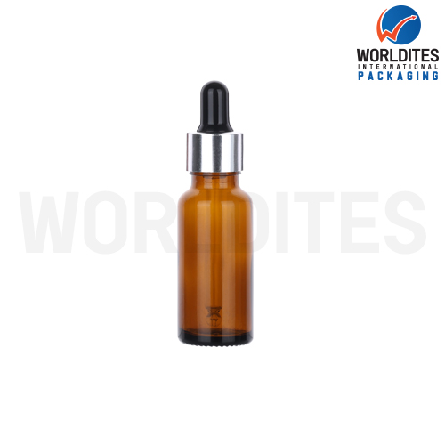 20Amber Glass Dropper Bottle With 18mm Sleeve And Tube