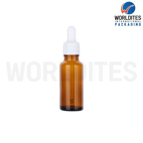 20Amber Glass Dropper Bottle With 18mm Sleeve And Tube