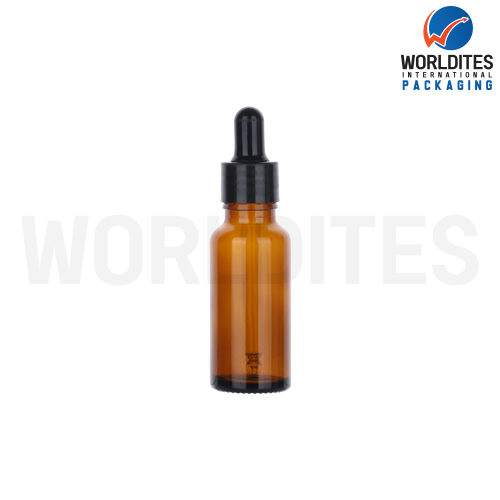20Amber Glass Dropper Bottle With 18mm Sleeve And Tube