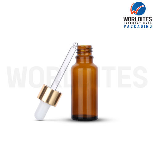 20Amber Glass Dropper Bottle With 18mm Sleeve And Tube