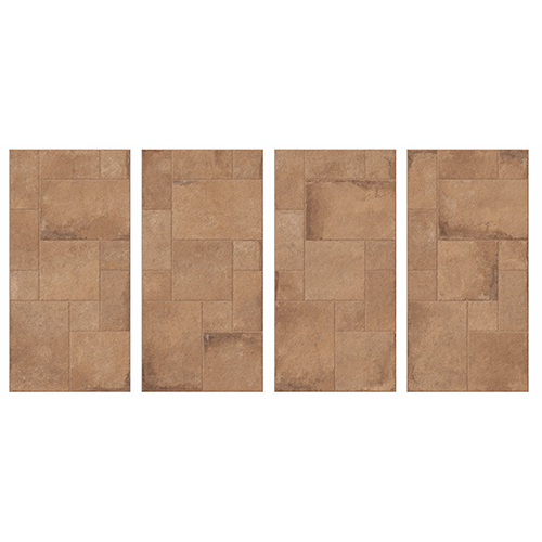 600x1200 MM Cottage Terra Cubix Floor Tile - Porcelain, 600x1200 mm, Terra Beige, PEI 4 Abrasion Resistance, Matte Finish