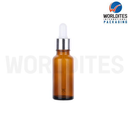 20Amber Glass Dropper Bottle With 18mm Sleeve And Tube