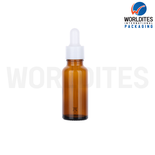 20Amber Glass Dropper Bottle With 18mm Sleeve And Tube