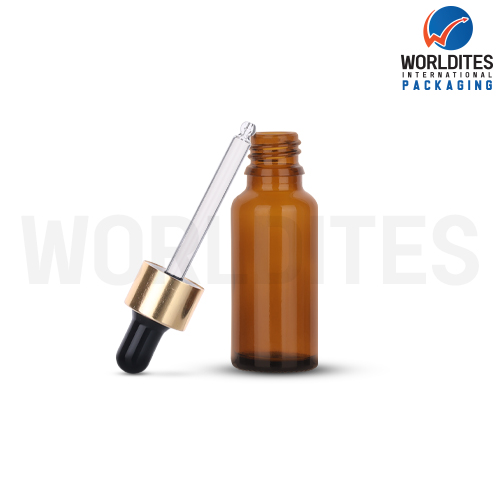 20Amber Glass Dropper Bottle With 18mm Sleeve And Tube