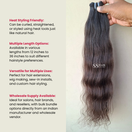 Hair on Weft Human Hair Weaves Sew In Extensions Bundles