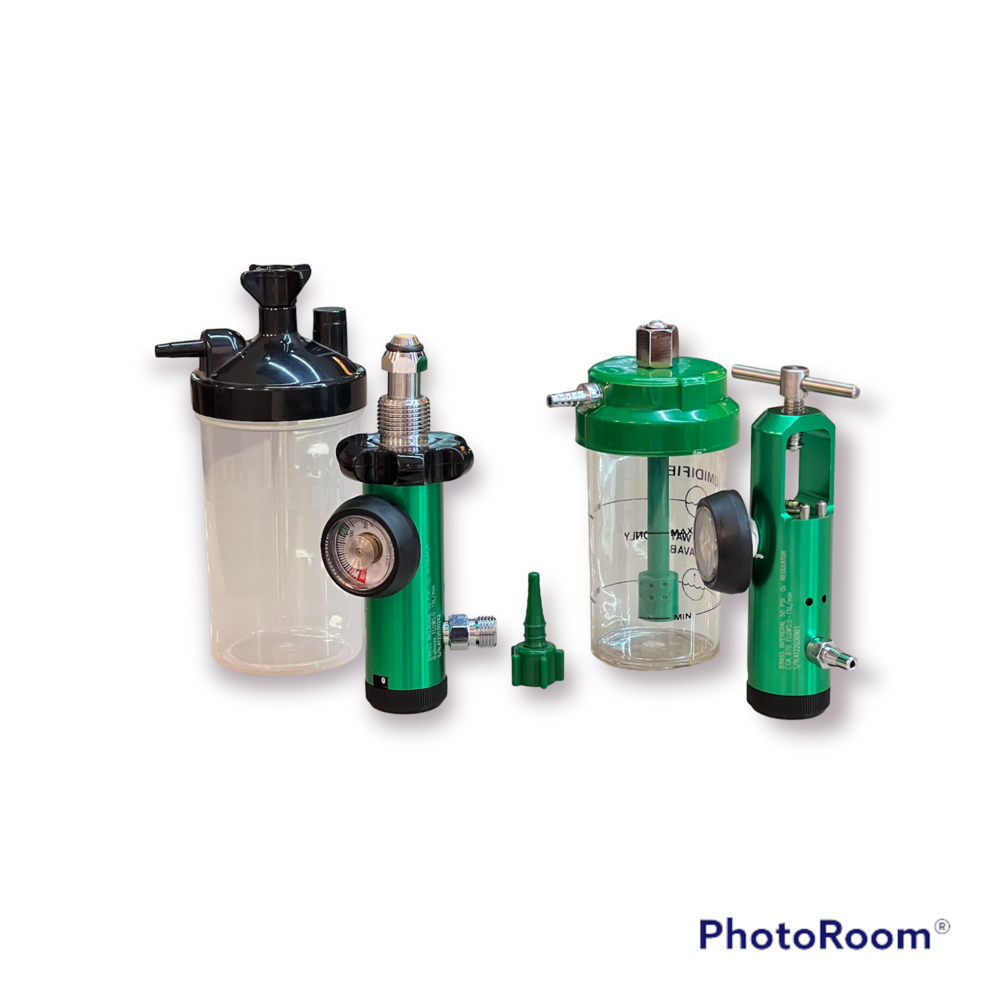 Oxygen Regulator Pin Type - Stainless Steel, 1/4" Compression & 5/8" Bsp (M) Connection, Industrial Usage, 1 Year Warranty | 20 Hp Motor, Electric Power Source, New Condition